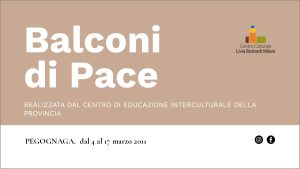 Balconi di Pace