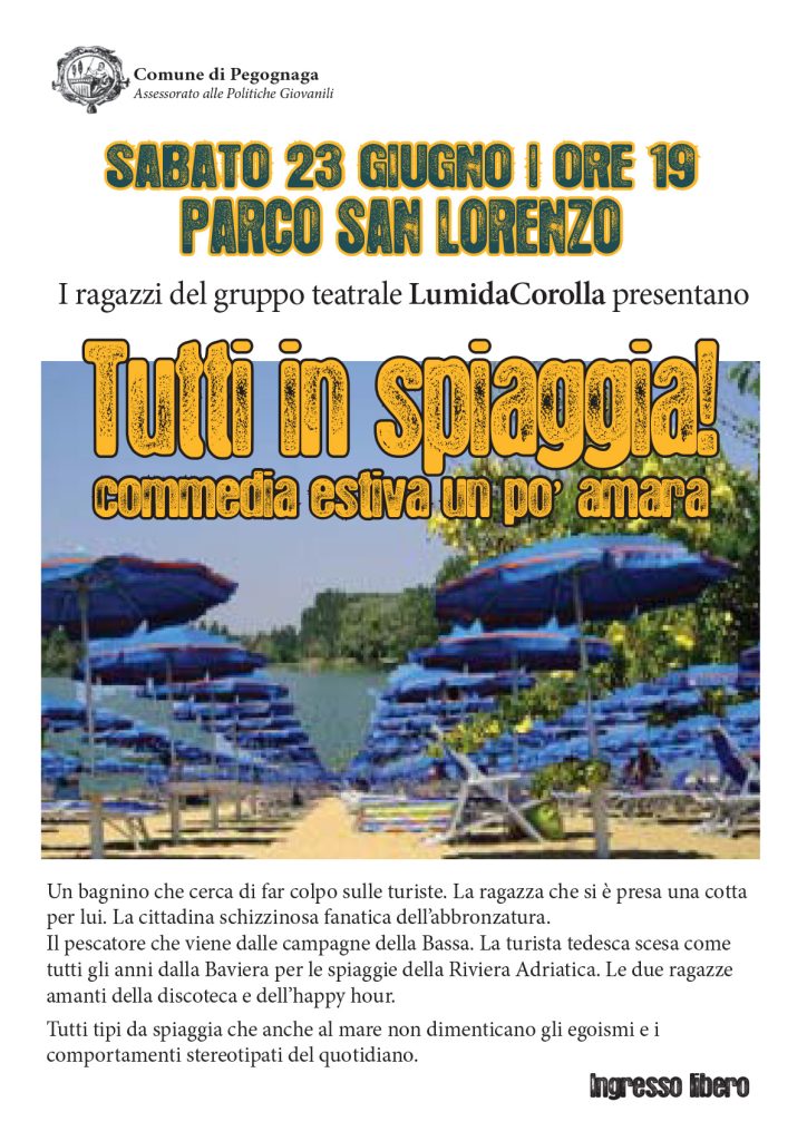 Tutti in spiaggia