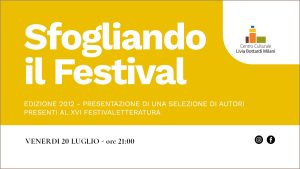 Sfogliando il Festival