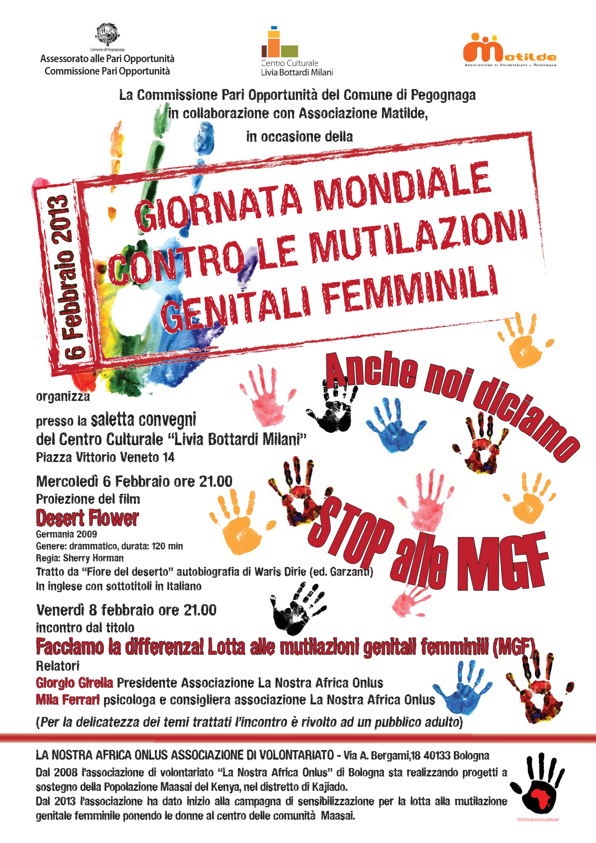 Giornata mondiale contro le mutilazioni genitali femminili