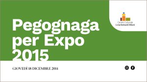 Pegognaga per Expo 2015