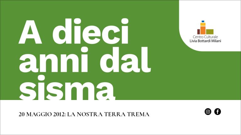 A dieci anni dal sisma